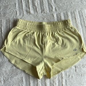 ALO Yoga Yellow Athletic Shorts